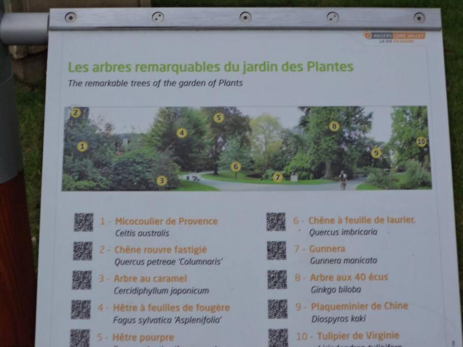 Le Grey-Jardin Des Plantes-Centre Des Congres Daire Angers Dış mekan fotoğraf